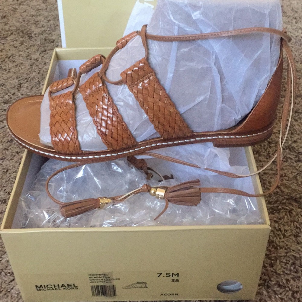 Michael Kors leather sandals